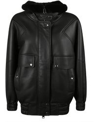 Blancha - Straight Merino Bomber Jacket - Lyst