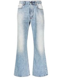 ERL - Patchwork Denim Jeans - Lyst