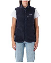 Patagonia - Shearling Fleece Rits Vest - Lyst
