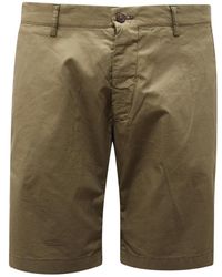 Berwich - Korte Broeken ,Groen ,Militaire Stijl Bermuda Shorts - Lyst