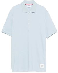 Thom Browne - Tops ,Blauw ,Katoen Polo Shirt - Lyst