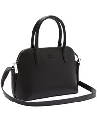 Lacoste - Chantaco classics schwarze handtasche - Lyst