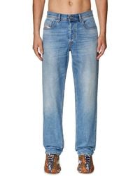 DIESEL - Hellblaue Regular-Fit Jeans - Lyst