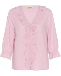 Cream - Overhemden ,Roze ,Blouses - Lyst