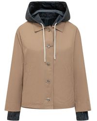 Herno - Jassen ,Bruin ,Katoen Dean Jacket - Lyst