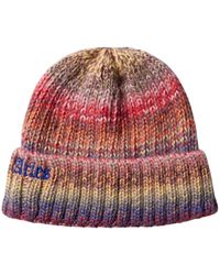 Aries - Accessoires ,Veelkleurig ,Rib Knit Space Dye Beanie - Lyst