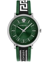Versace - Militär grün zifferblatt quarzuhr - Lyst