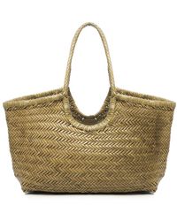 Dragon Diffusion - Geflochtene Ledertasche - Lyst