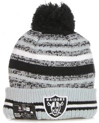 KTZ - Accessoires ,Zwart ,Nfl Sport Knit Beanie Met Pom Pom - Lyst