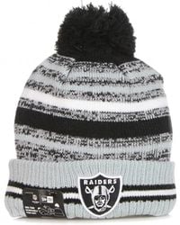 KTZ - Accessoires ,Zwart ,Nfl Sport Knit Beanie Met Pom Pom - Lyst