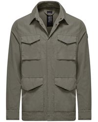 Bomboogie - Cotton/Nylon Jas Met Kraag - Lyst