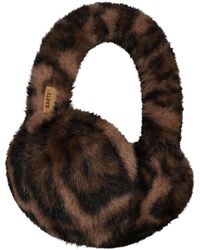 Barts - Accessoires ,Bruin ,Polyester Big Fur Oorwarmers - Lyst