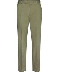 PT Torino - Grüne Baumwoll-Twill-Hose Stilvolles Design - Lyst