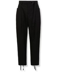 Sacai - Broeken ,Zwart ,Straight Broeken - Lyst
