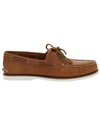 Timberland - Braune lederslipper - Lyst
