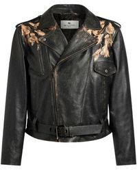 Etro - Leather Jackets - Lyst