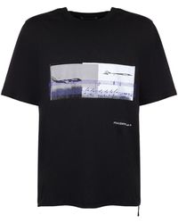 OAMC - Tops ,Zwart ,Katoen Halfway To Nowhere T-Shirt - Lyst