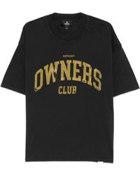 Represent - Tops ,Zwart ,Logo T-Shirt Met Ronde Hals - Lyst