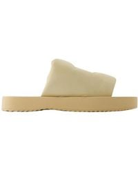 Burberry - Cuoio flats - Lyst