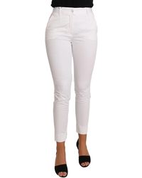 Dolce & Gabbana - Weiße Anzughose Slim Skinny Pant - Lyst