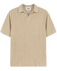 Alpha Studio - Linnen En Katoen Skipper Polo - Lyst