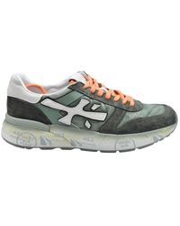 Premiata - Grüne Schnürschuhe Casual Stil - Lyst
