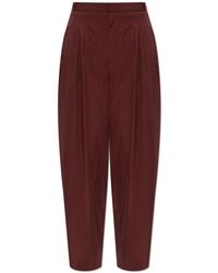 Rag & Bone - Broeken ,Rood ,Katoen Chappell Poplin Broek - Lyst