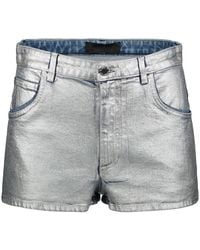 Alberta Ferretti - Denim Shorts - Lyst