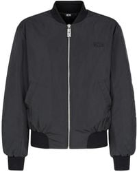 Gcds - Jassen ,Zwart ,Nylon Nylon Logo Bomber - Lyst
