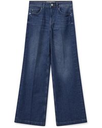 Mos Mosh - Stina jeans hose 161560 dunkelblau - Lyst