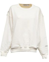 Department 5 - Hoodies & Sweatvesten ,Wit ,Boxy Crew Sweatshirt - Lyst