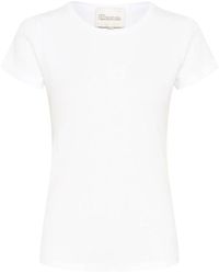 My Essential Wardrobe - Tops ,Wit ,Katoen Mandy Mw Top Korte Mouw Stijlvol - Lyst