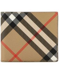 Burberry - Bedrucktes E-Canvas Portemonnaie - Lyst