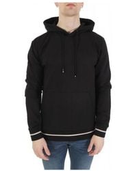 BOSS - Hoodies & Sweatvesten ,Zwart ,Katoen - Lyst
