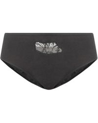 Hanro - Ondergoed ,Grijs ,Katoen Katoenen Briefs - Lyst