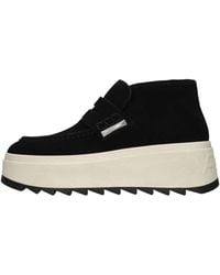 Ash - Schoenen ,Zwart ,Suède Platte Schoenen Zwart - Lyst
