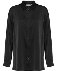 Gestuz - Overhemden ,Zwart ,Zwarte Shirt Gzjessie Noos - Lyst