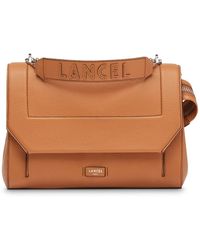 Lancel - Schicke ninon klappentasche braun - Lyst