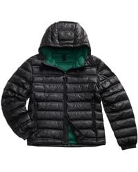 Blauer - Jassen ,Zwart ,Gewatteerd Herenjack Met Capuchon - Lyst