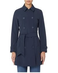 Colmar - Jassen ,Blauw ,Leer Softshell Trench - Lyst