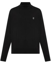 Balmain - Turtleneck Met Logo - Lyst