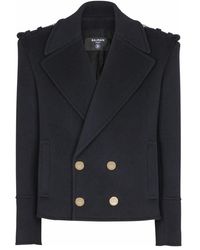 Balmain - Double-Breasted Coats - Lyst
