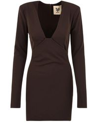 Aniye By - Kleedjes ,Bruin ,Polyester Donna Sienna Jurk - Lyst