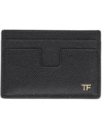 Tom Ford - Small Grain Leather Cardholder - Lyst