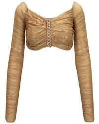 Elisabetta Franchi - Long Sleeve T-Shirts - Lyst