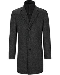 HUGO - Single-Breasted Coats - Lyst