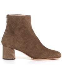 Agl Attilio Giusti Leombruni - Stilvolle taupe wildleder stiefeletten - Lyst