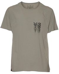 Y-3 - Run short sleeve tee - Lyst