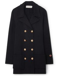 BUSNEL - Jassen ,Blauw ,Wol Victoria Jacket Marine - Lyst