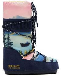 Moon Boot - Icon High Postcard Boots - Lyst